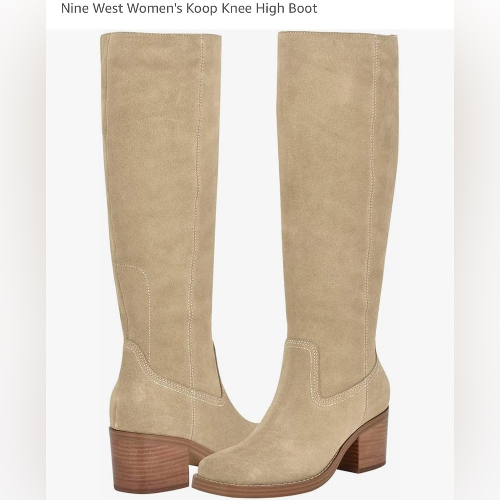 Nine West Koop Knee High Boots Size 9M